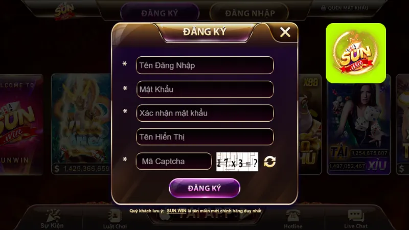 Các bước đăng ký tài khoản nhanh gọn tại cổng game